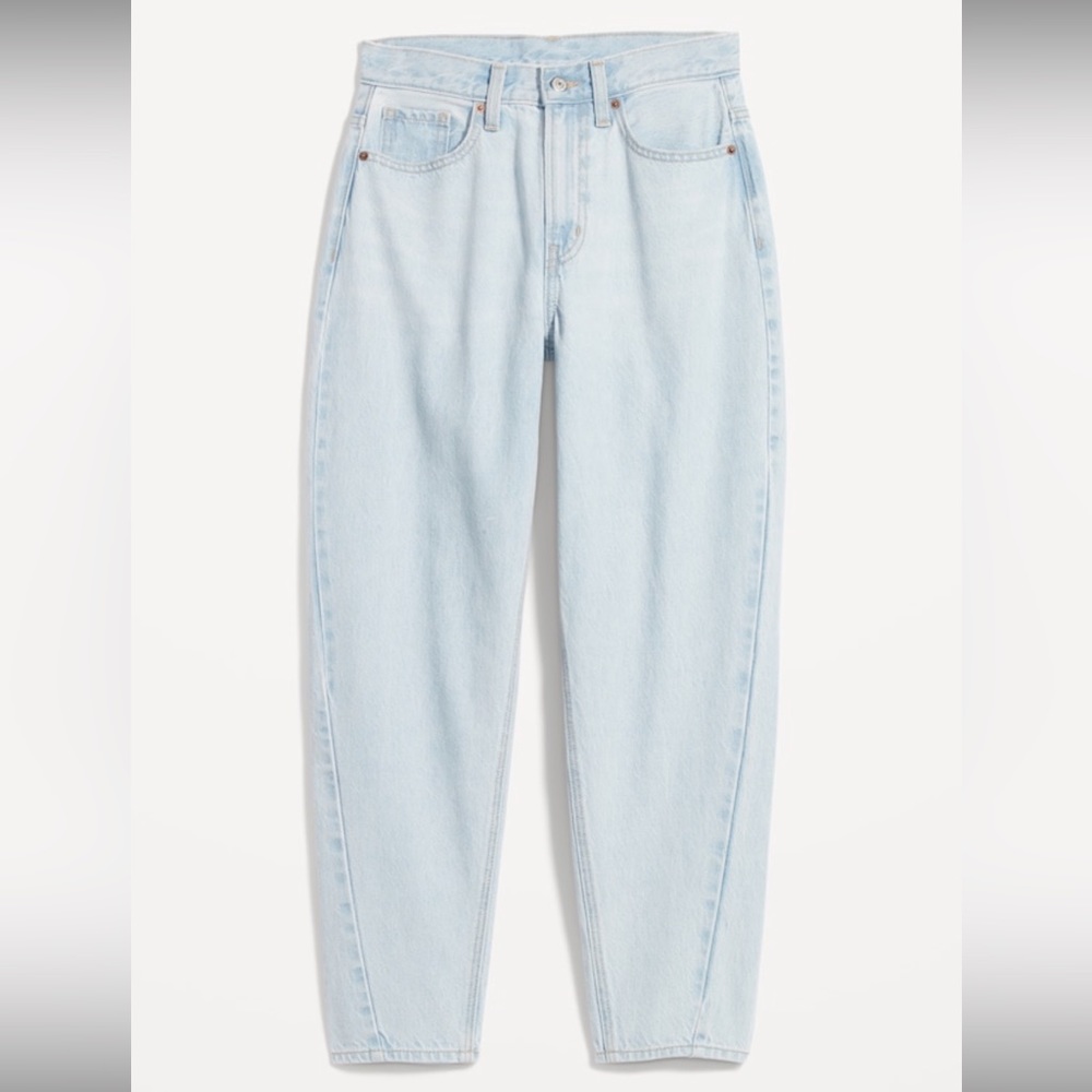 Balloon Jeans from Old Navy. Light wash.